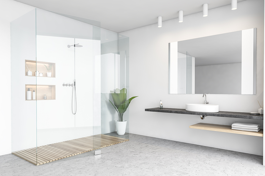 Minimalistisches Badezimmer